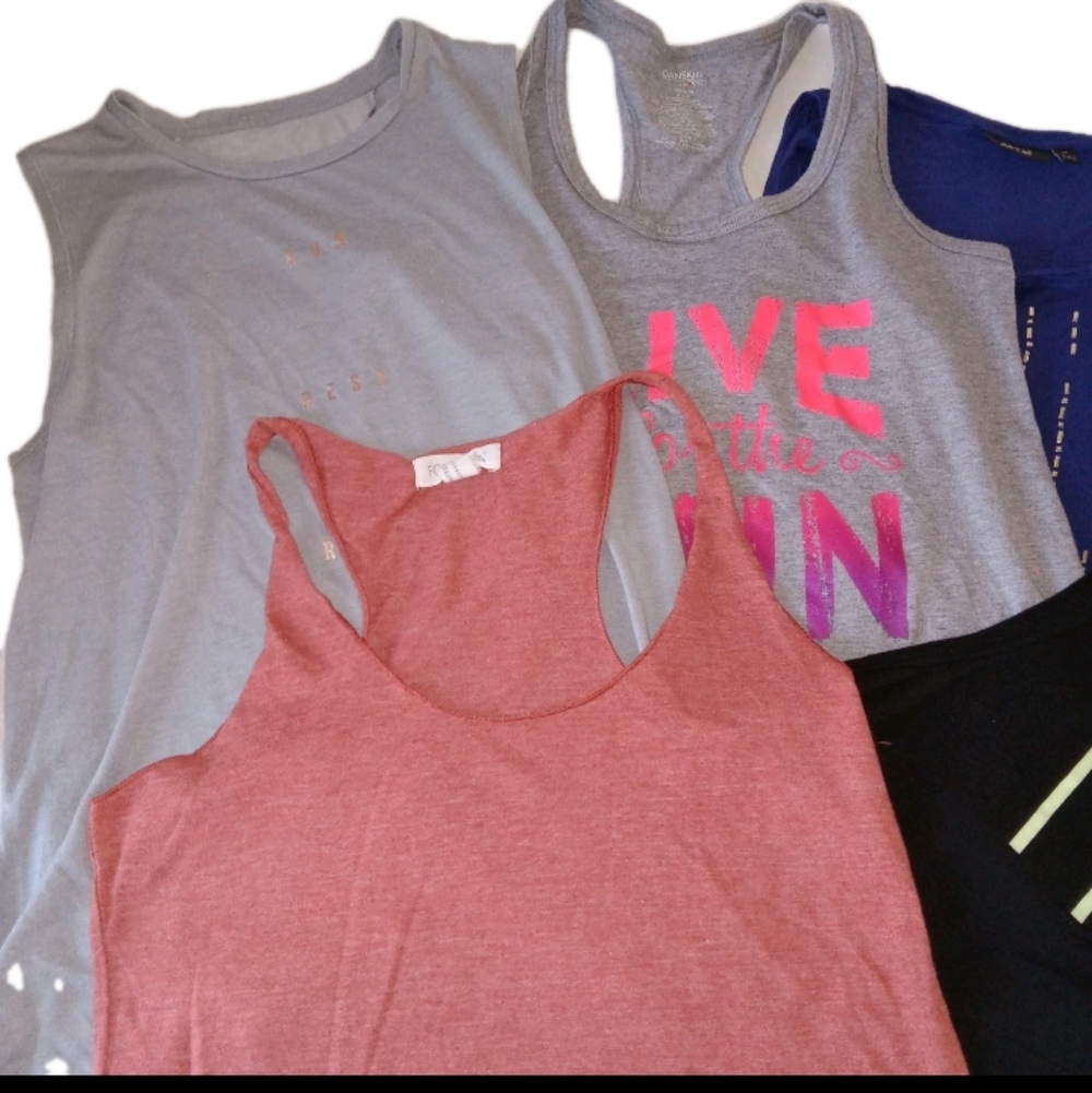 Womens 6 Pc Assorted Brands Of Tank Tops Medium - Picture 2 of 7